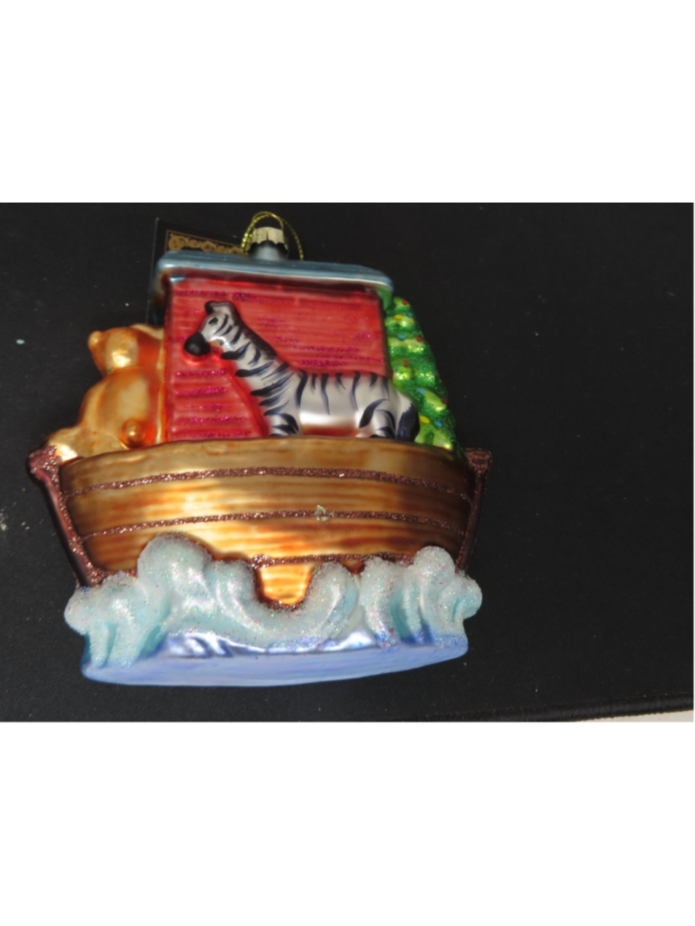 Old World Christmas Noahs Ark Glass Ornament No Box